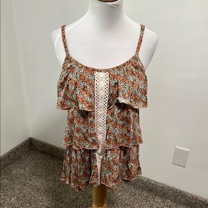 🌴 Love Change Ruffle Tank Top
